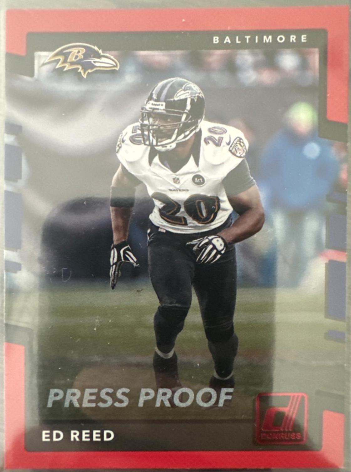 Ed Reed [Red Press Proof] #163