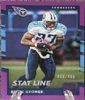 Eddie George [Season Stat Line Press Proof] #213