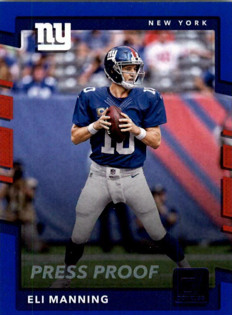 Eli Manning [Blue Press Proof] #10