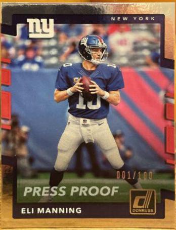 Eli Manning [Bronze Press Proof] #10