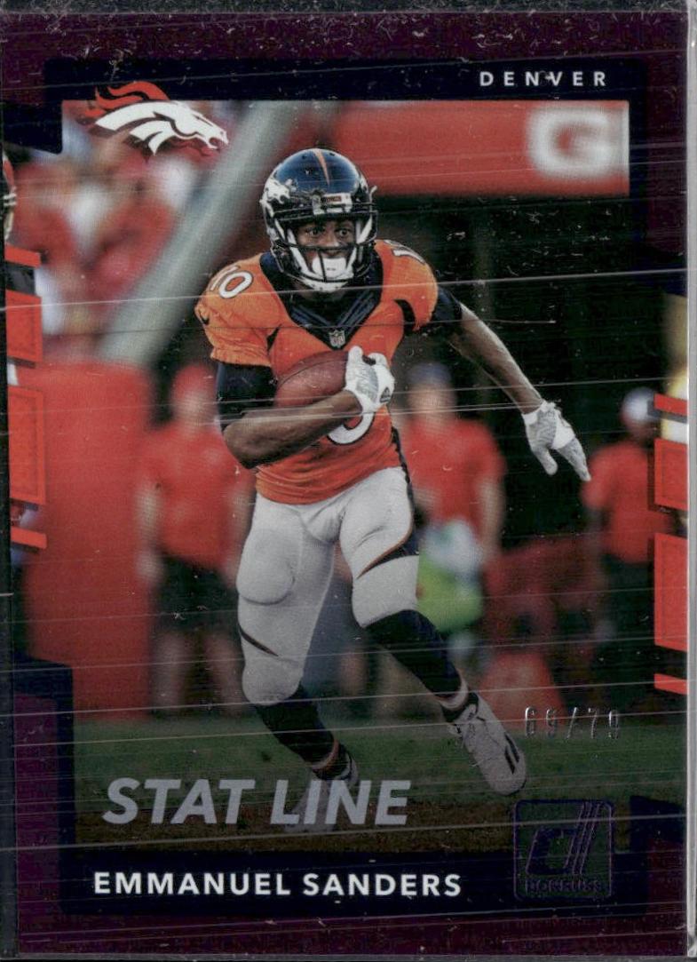 Emmanuel Sanders [Season Stat Line Press Proof] #115