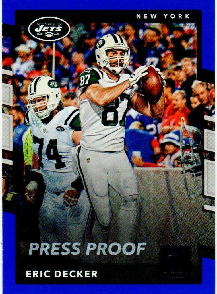 Eric Decker [Blue Press Proof] #250