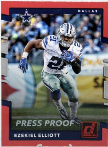 Ezekiel Elliott [Red Press Proof] #114