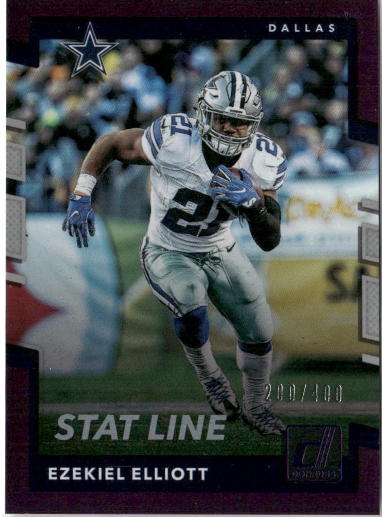 Ezekiel Elliott [Season Stat Line Press Proof] #114