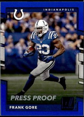 Frank Gore [Blue Press Proof] #40