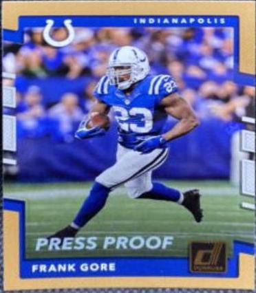 Frank Gore [Bronze Press Proof] #40