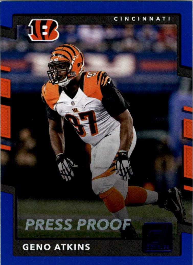 Geno Atkins [Blue Press Proof] #58