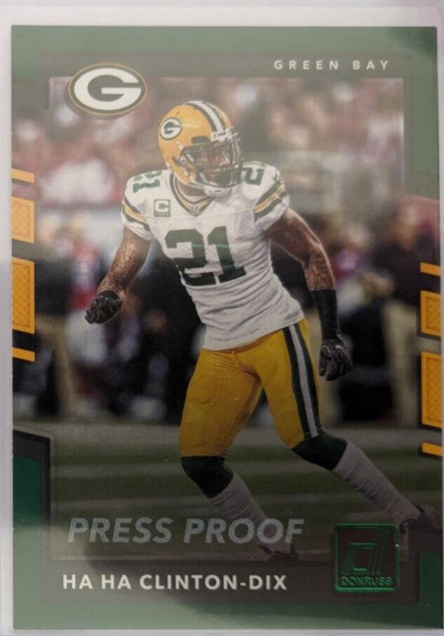 Ha Ha Clinton Dix [Green Press Proof] #121