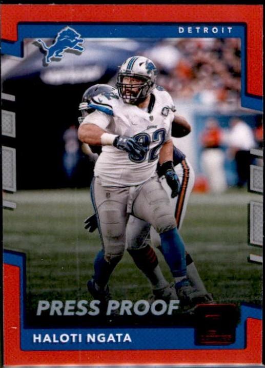 Haloti Ngata [Red Press Proof] #28