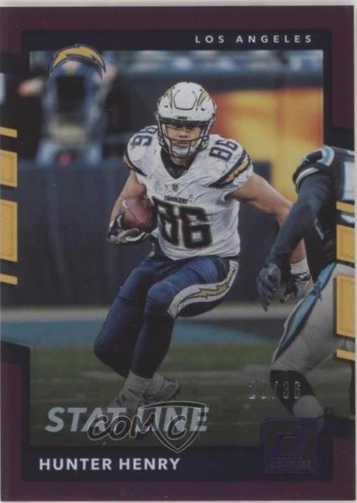 Hunter Henry [Season Stat Line Press Proof] #56