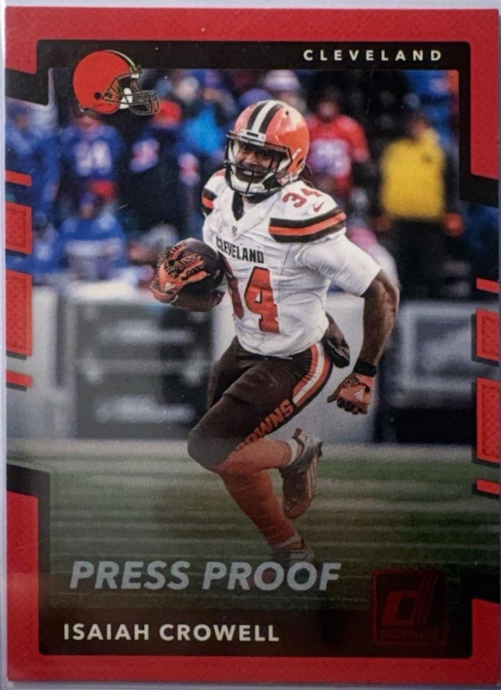 Isaiah Crowell [Red Press Proof] #279