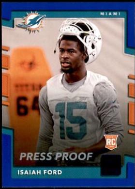 Isaiah Ford [Blue Press Proof] #387