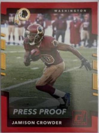 Jamison Crowder [Red Press Proof] #196