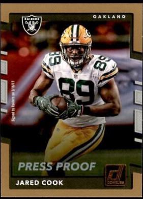 Jared Cook [Bronze Press Proof] #294