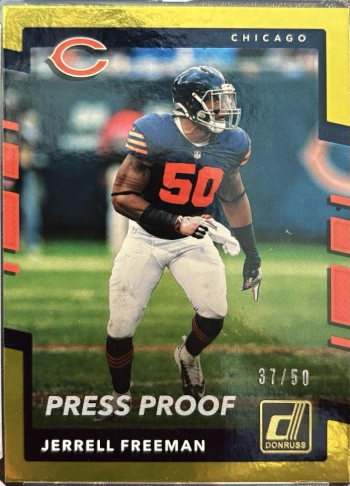 Jerrell Freeman [Gold Press Proof] #293