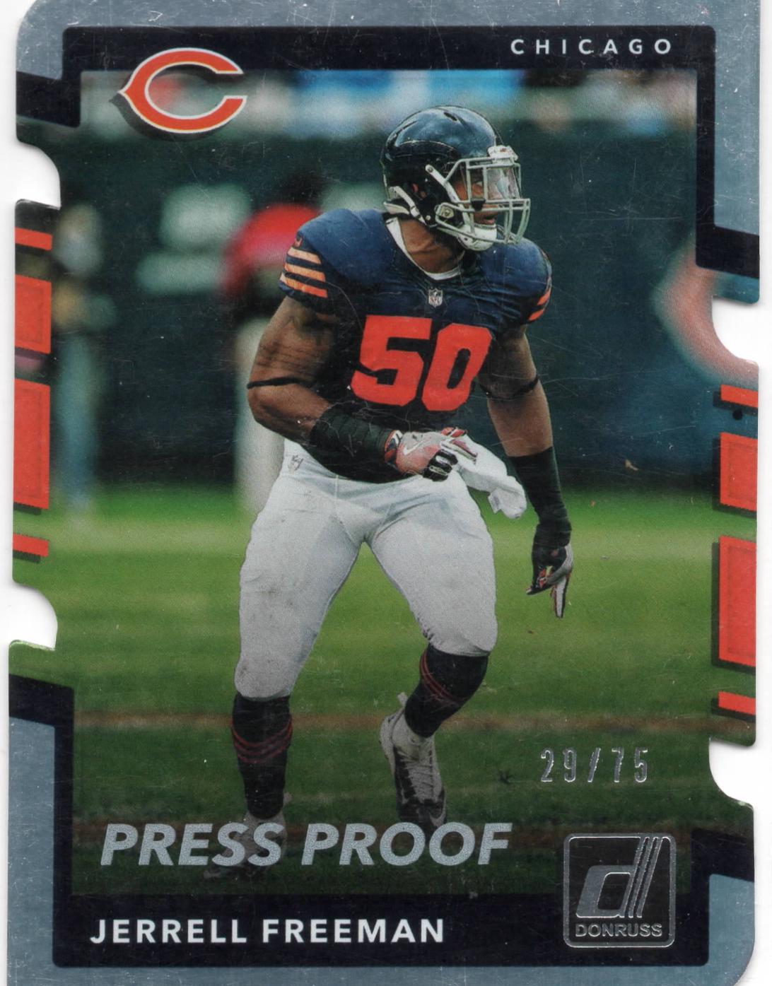 Jerrell Freeman [Silver Die Cut Press Proof] #293