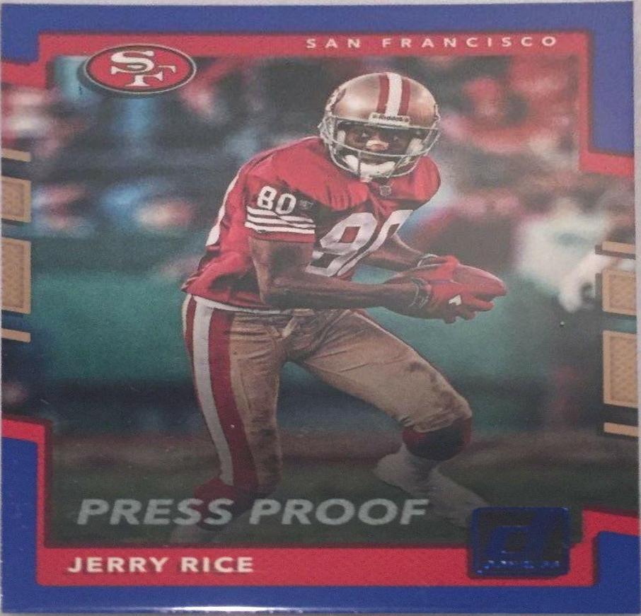 Jerry Rice [Blue Press Proof] #272