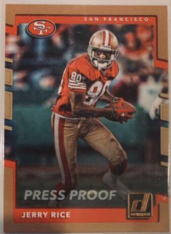 Jerry Rice [Bronze Press Proof] #272