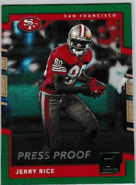 Jerry Rice [Green Press Proof] #272