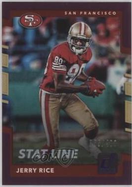 Jerry Rice [Season Stat Line Press Proof] #272