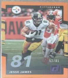 Jesse James [Jersey Number Press Proof] #156