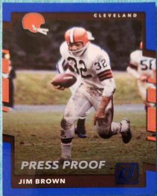 Jim Brown [Blue Press Proof] #203