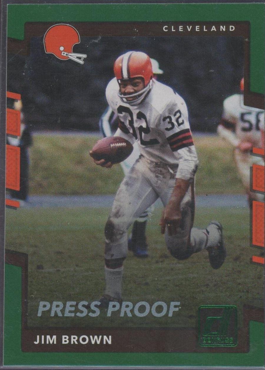 Jim Brown [Green Press Proof] #203