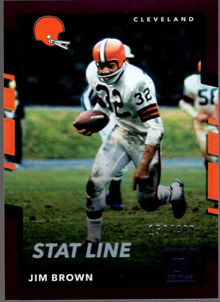 Jim Brown [Season Stat Line Press Proof] #203
