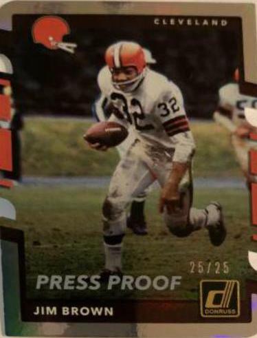 Jim Brown [Silver Die Cut Press Proof] #203