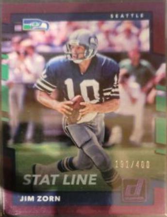 Jim Zorn [Season Stat Line Press Proof] #162