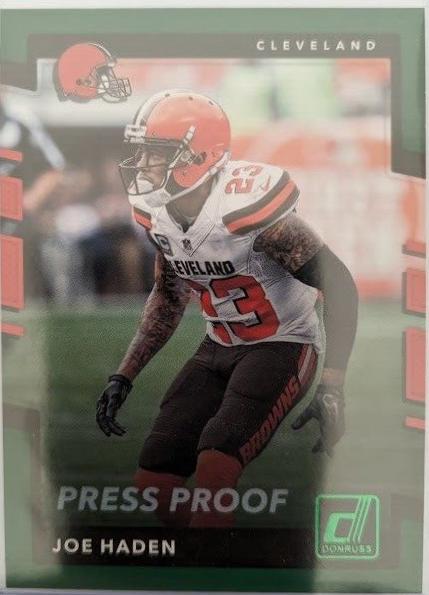 Joe Haden [Green Press Proof] #26