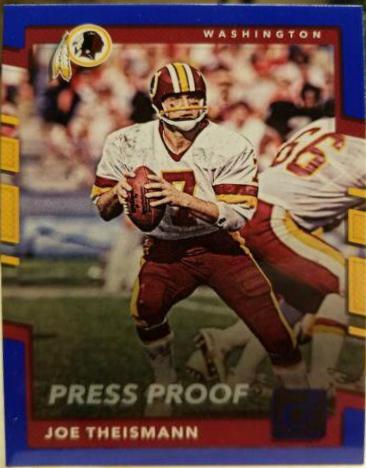 Joe Theismann [Blue Press Proof] #198