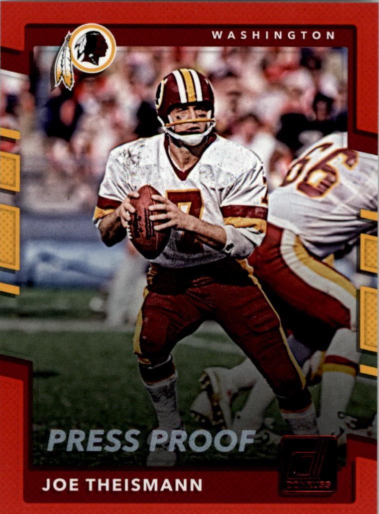 Joe Theismann [Red Press Proof] #198