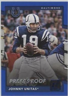 Johnny Unitas [Blue Press Proof] #229