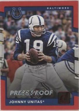 Johnny Unitas [Red Press Proof] #229