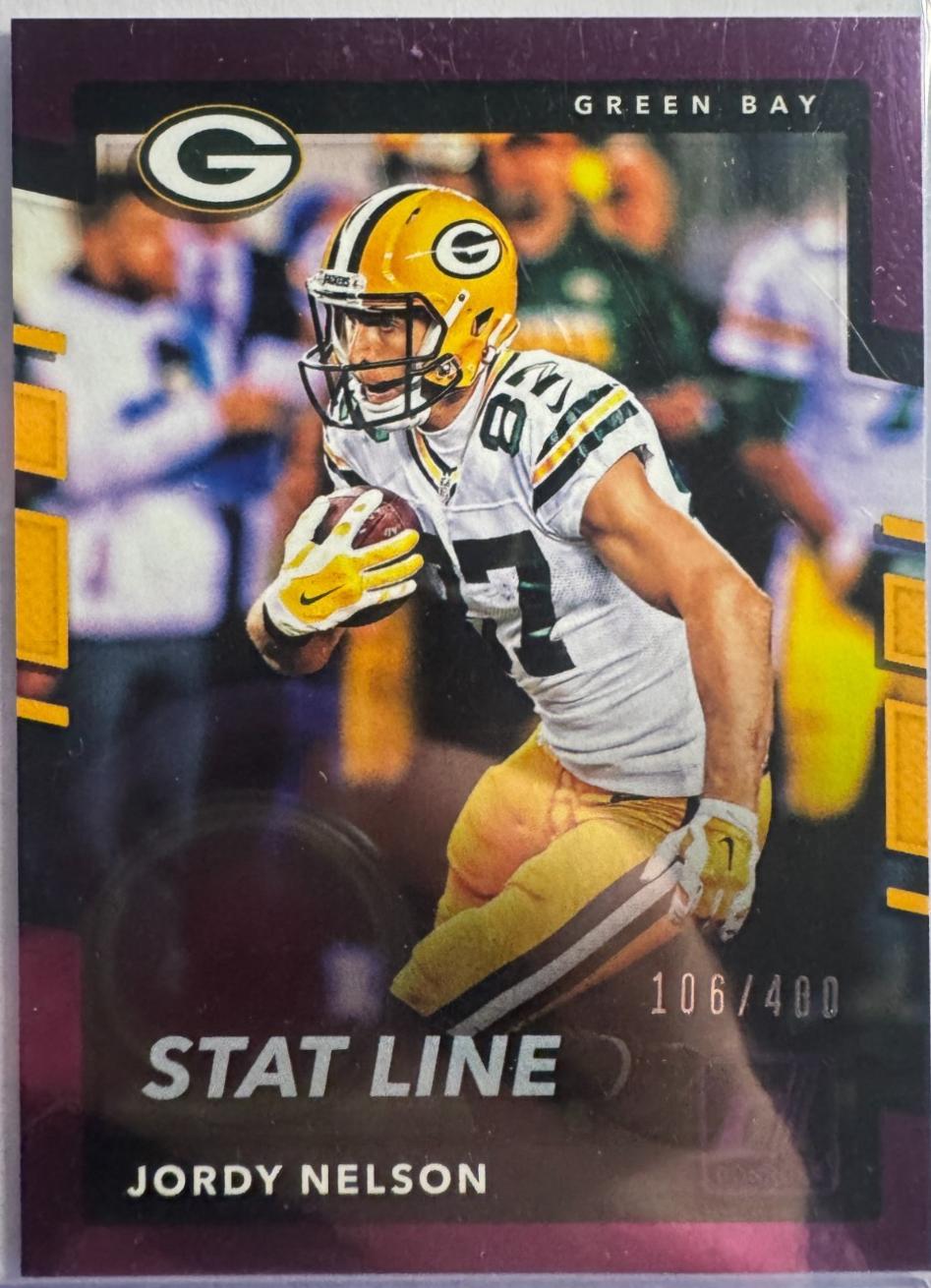 Jordy Nelson [Season Stat Line Press Proof] #253