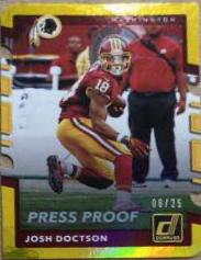 Josh Doctson [Gold Die Cut Press Proof] #220