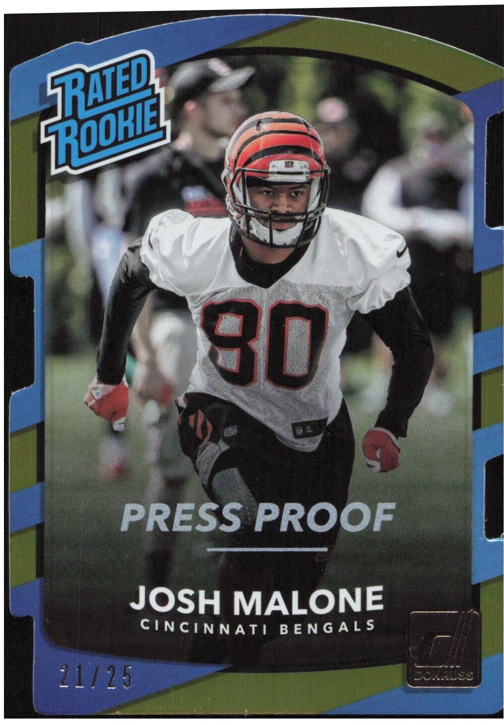 Josh Malone [Gold Die Cut Press Proof] #321