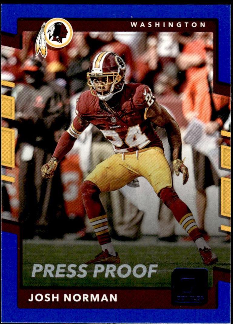 Josh Norman [Blue Press Proof] #36