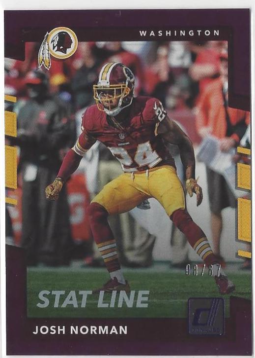 Josh Norman [Season Stat Line Press Proof] #36