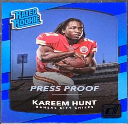 Kareem Hunt [Blue Press Proof] #332