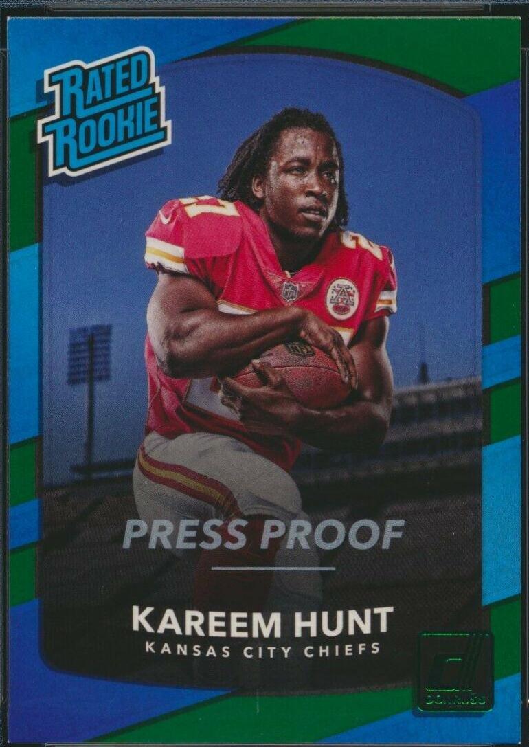 Kareem Hunt [Green Press Proof] #332