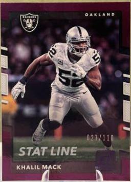 Khalil Mack [Season Stat Line Press Proof] #269