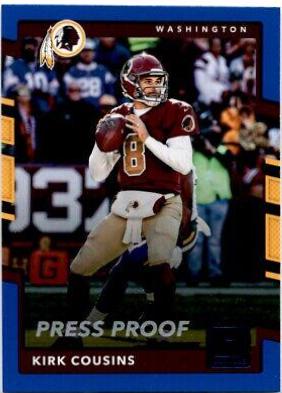 Kirk Cousins [Blue Press Proof] #288