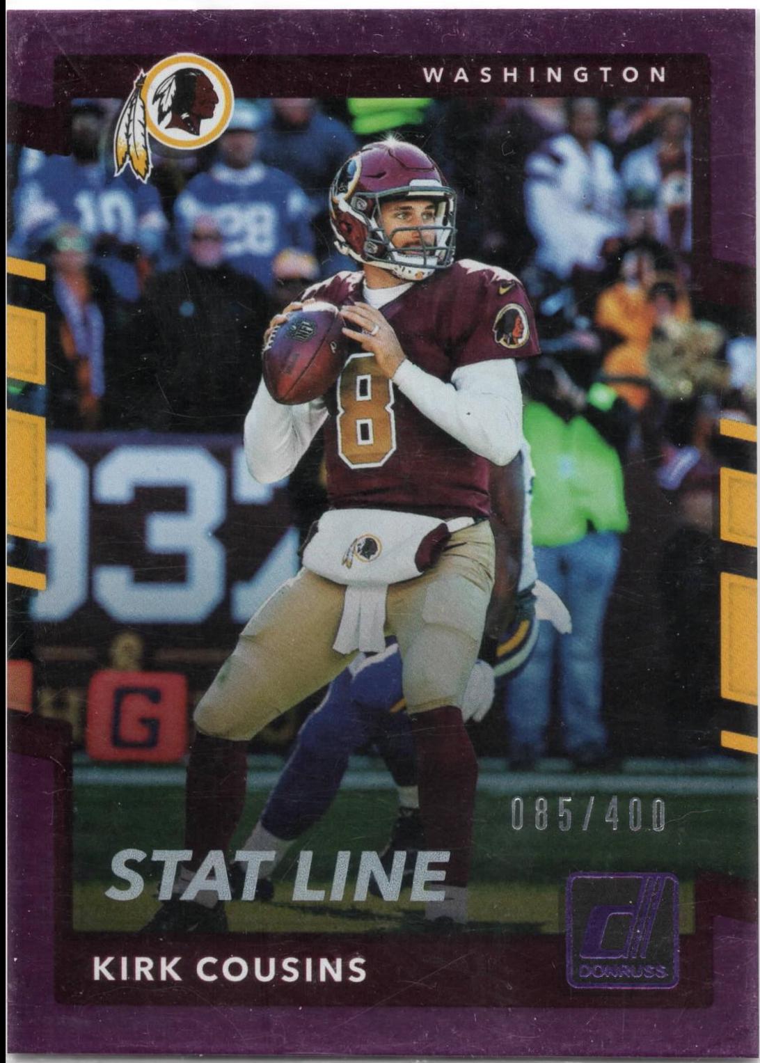 Kirk Cousins [Season Stat Line Press Proof] #288
