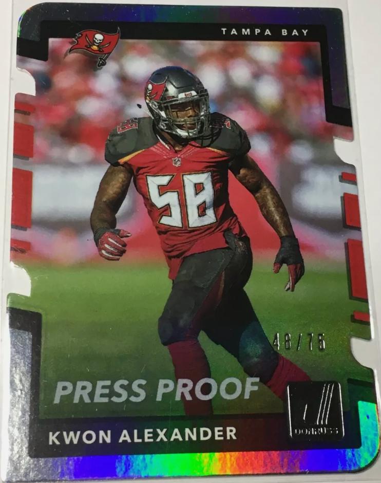 Kwon Alexander [Silver Die Cut Press Proof] #49