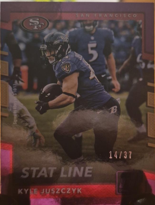 Kyle Juszczyk [Season Stat Line Press Proof] #234