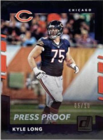 Kyle Long [Black Press Proof] #73