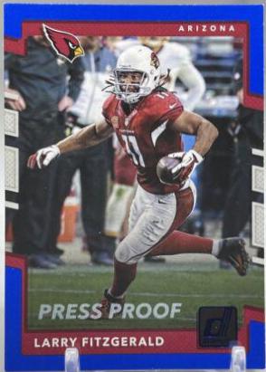Larry Fitzgerald [Blue Press Proof] #21