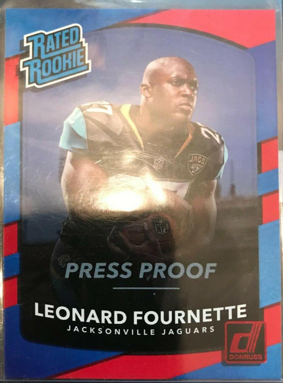 Leonard Fournette [Red Press Proof] #319